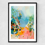 Olivier Avec Jardin Narrow Black Frame
