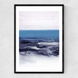 Watercolor Landscape Blue