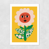 C'est Bon Flower Unframed Print