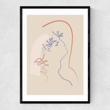 Kisses from Heaven Narrow Black Frame
