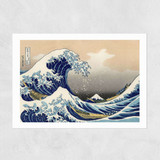 The Great Wave Off Kanagawa Unframed Print