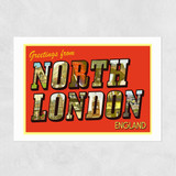 North London Unframed Print