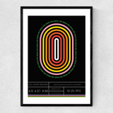 Eddy Narrow Black Frame