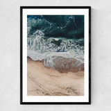 Sands of Gold Narrow Black Frame