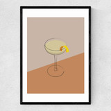 Margarita by Flower Love Child Narrow Black Frame