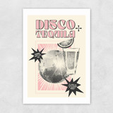 Disco Tequila Pink Unframed Print