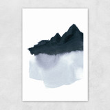 Mountain Scape Minimal Unframed Print
