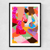 Boogie Dancefloor Narrow Black Frame
