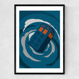 Dr. Who Narrow Black Frame