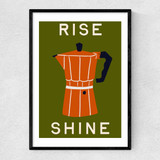 Rise and Shine Narrow Black Frame