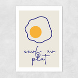 Oeuf Au Plat Unframed Print