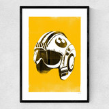 Star Wars Helmet - Red Five Narrow Black Frame