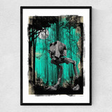 Forest Moon - Star Wars Narrow Black Frame