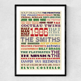 John Peel 1986 Narrow Black Frame