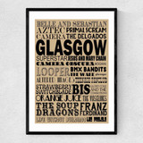 Glasgow Narrow Black Frame