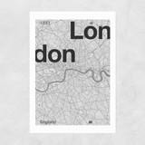 London Club 4 Unframed Print