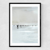 Beachy Narrow Black Frame