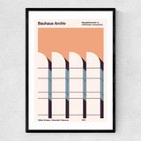 Bauhaus Archive Narrow Black Frame