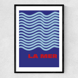 La Mer Narrow Black Frame