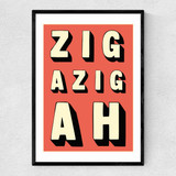 Zigazigah Narrow Black Frame