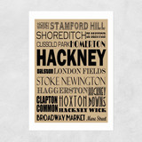 Hackney Hoxton Unframed Print
