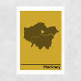 Borough of Hackney Unframed Print
