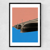 Westminster Bridge Narrow Black Frame
