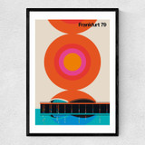 Frankfurt 79 Narrow Black Frame