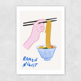 Ramen Night Unframed Print