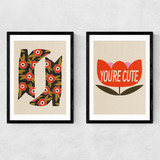 You're Cute Diptych