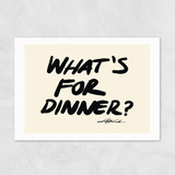 What's For Dinner? by Stephie Cardona Unframed Print