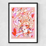 Valentine by Tony Green Narrow Black Frame
