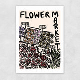 Flower Market Unframed Print