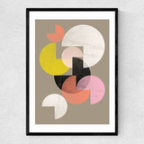 CIRCLES #1 Narrow Black Frame