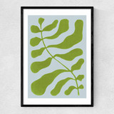 Quiet Growth Narrow Black Frame