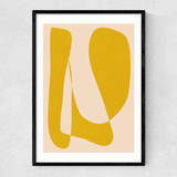 Minimalist 82 in Yellow Narrow Black Frame