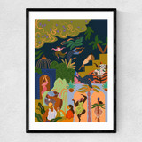 Fiesta by Arty Guava Narrow Black Frame