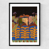 Dreaming Under The Stars Narrow Black Frame