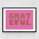 Grateful Narrow Black Frame