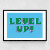 Level Up Narrow Black Frame