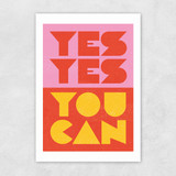 Yes by Judy Andrews Unframed Print