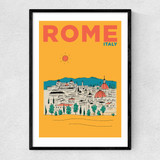 Rome Narrow Black Frame