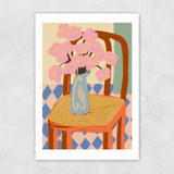 Flowers On A Chair Unframed