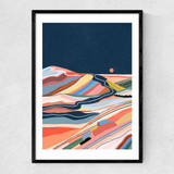 Moonstone Narrow Black Frame