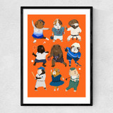 Guinea Pig Sporty Narrow Black Frame