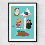 Guinea Pig Watersport Narrow Black Frame