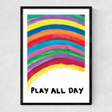 Play All Day Narrow Black Frame