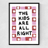 The Kids Are Alright Narrow Black Frame