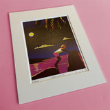 Rock-hopping by Daniel Haskett Unframed Print