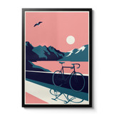 Summertime Travel - Bike Unframed Print